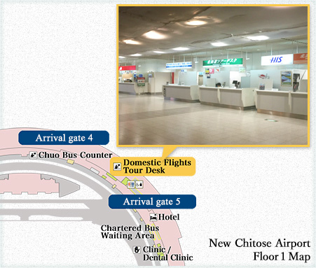 New Chitose Airport ⇔ Gokirakutei