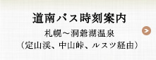 道南路線バス時刻案内　札幌〜洞爺湖温泉